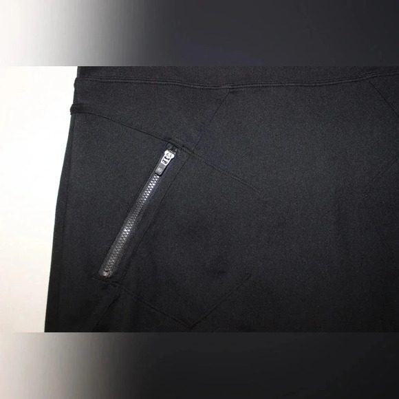 Athleta Trailside Black Tennis Activewear Casual Golf Skort Size Medium Tall - Picture 5 of 14